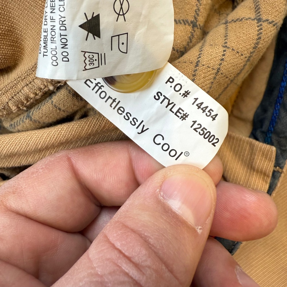 Carbon2Cobalt Mens Tan Canvas Utility Pants Size 34 Casual Workwear - Picture 4 of 7